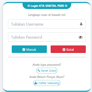 Register PGRI Sultra - Persatuan Guru Republik Indonesia Cabang Sultra
